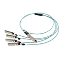 40G QSFP+ to 4X 10G SFP+ breakout Active Optical Cables(FTCQ-4X-4CS-Oxxx)